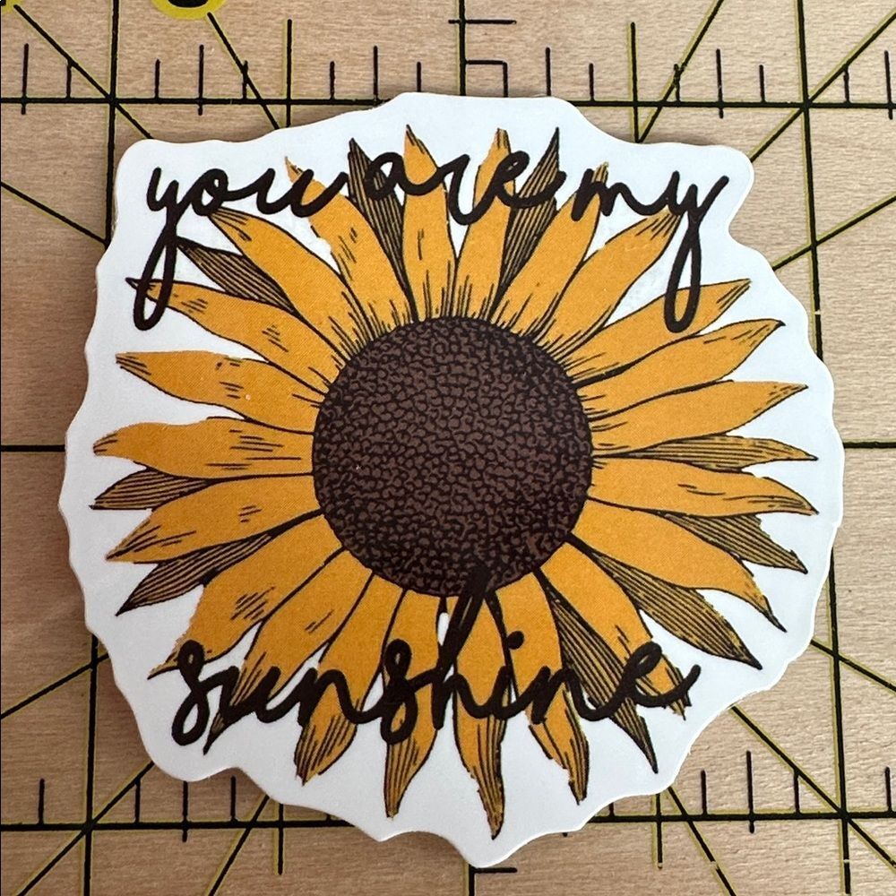 💜13/$13 +Bundle Sticker Sale | Sunshine Sunflower Flowers Waterproof Sticker